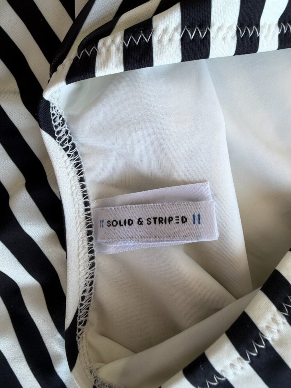 Solid & Striped The Annemarie Striped One Piece Swimsuit - Picture 5 of 7